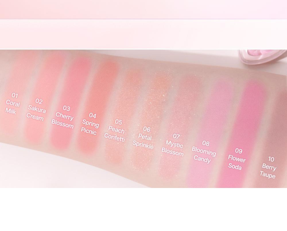 Dasique Pink Blossom Blooming Single Shadows