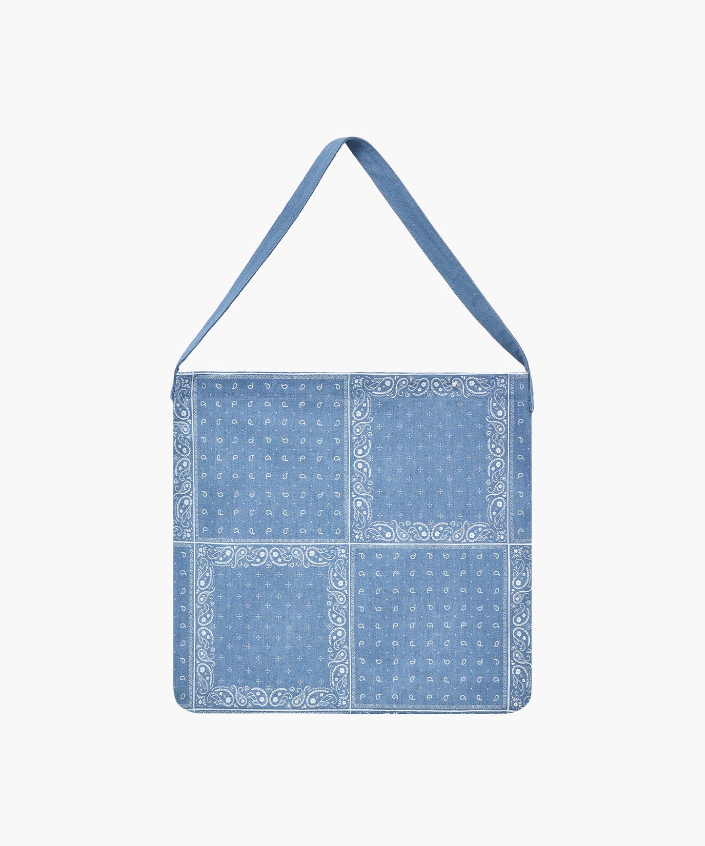 MARITHÉ+FRANÇOIS GIRBAUD - DENIM BANDANA ONE SHOULDER ECO BAG blue