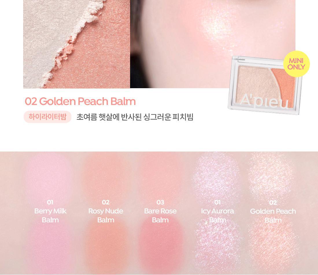 A'pieu Mood Blending Jelly Cheek Balm & Highlighter Balm with Gift