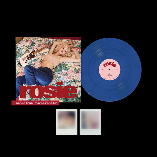BLACKPINK Rosé - 'ROSIE' 1st Album Vinyl LP (Vampirehollie Edition) - Blue - (with Gifts)