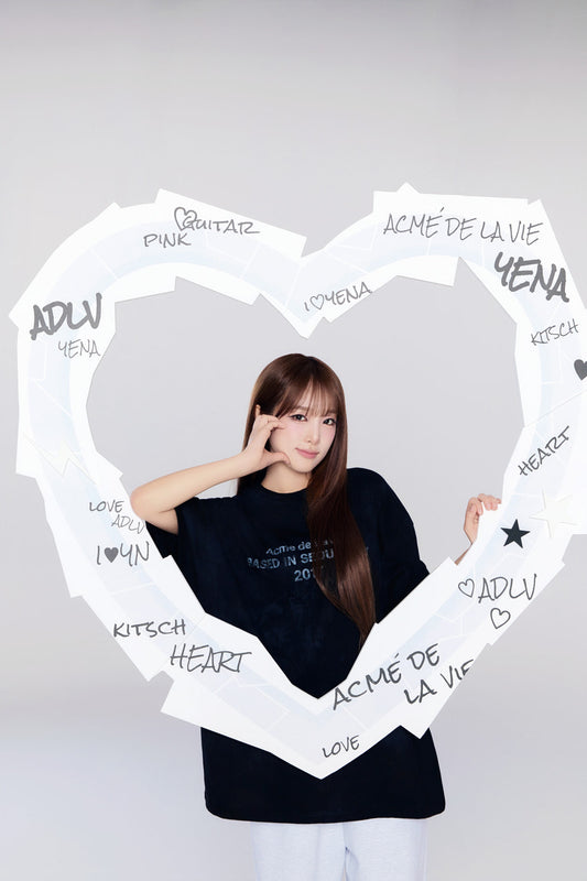 Yena x Adlv Dirty Washed Short Sleeve T-Shirt