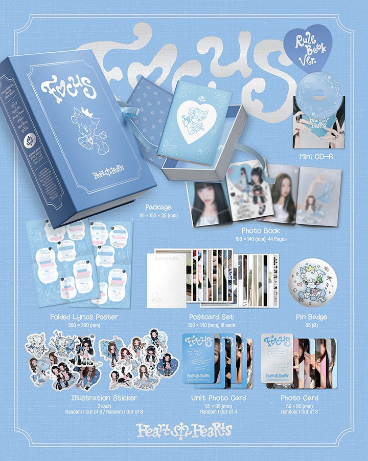 Hearts2Hearts -  'FOCUS'  The 1st Mini Album
