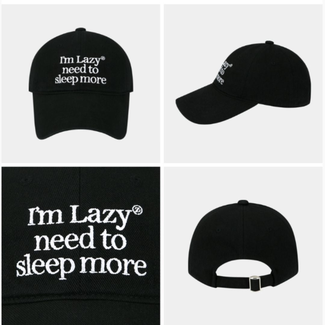 LAZYZ Sleep More Washing Ball Cap Worn By aespa Karina