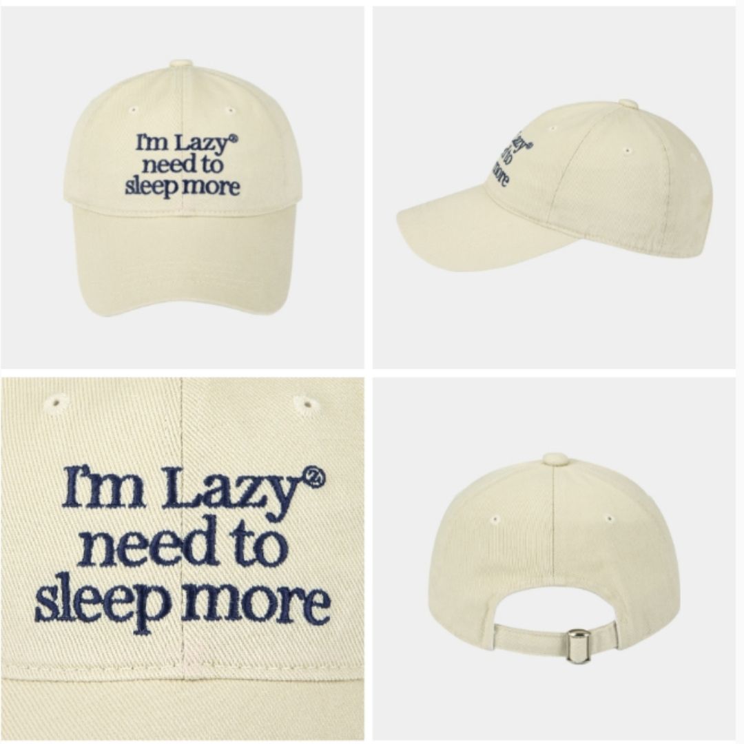 LAZYZ Sleep More Washing Ball Cap Worn By aespa Karina