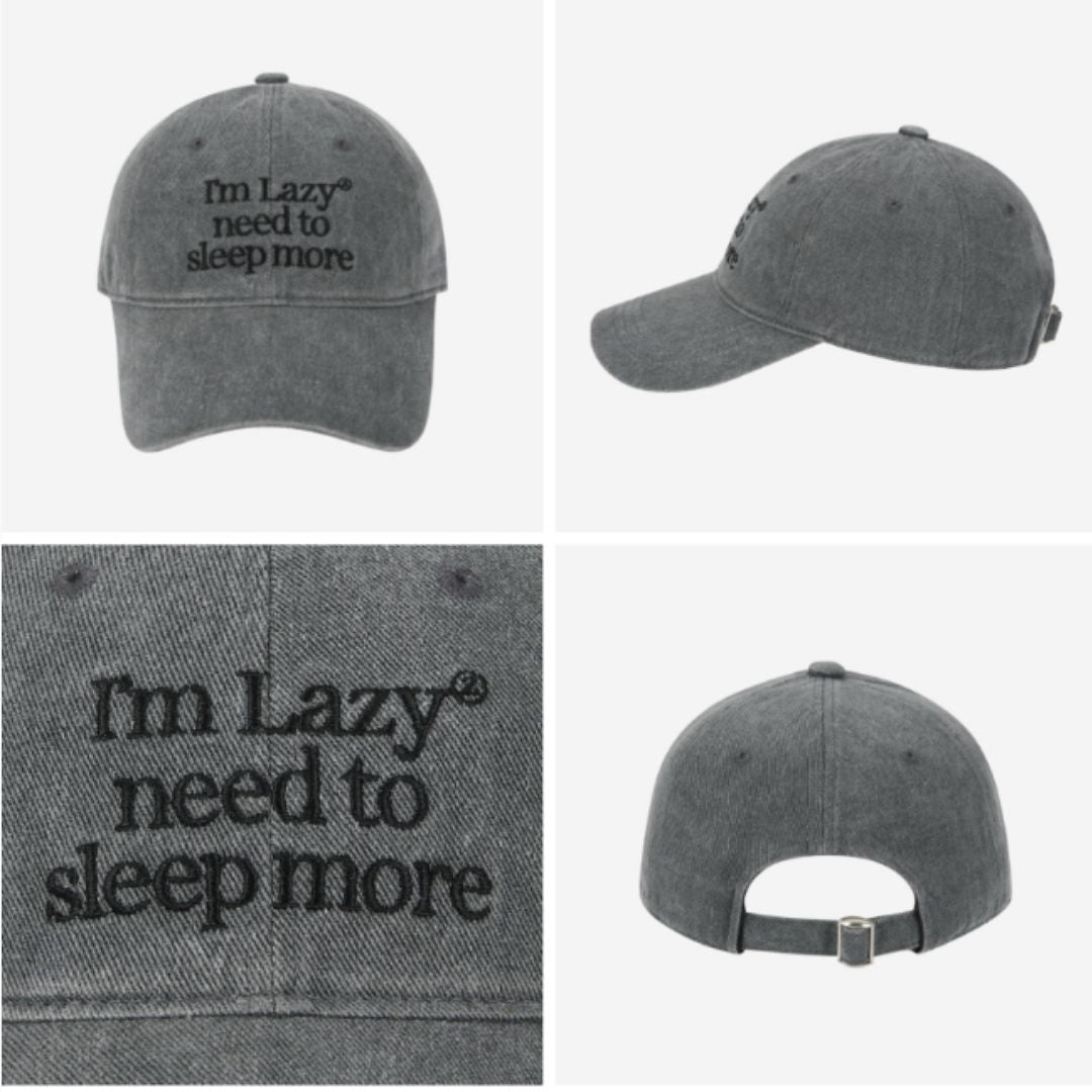 LAZYZ Sleep More Washing Ball Cap Worn By aespa Karina