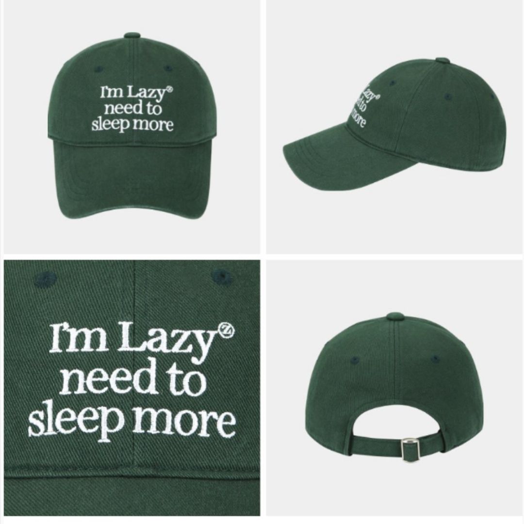 LAZYZ Sleep More Washing Ball Cap Worn By aespa Karina
