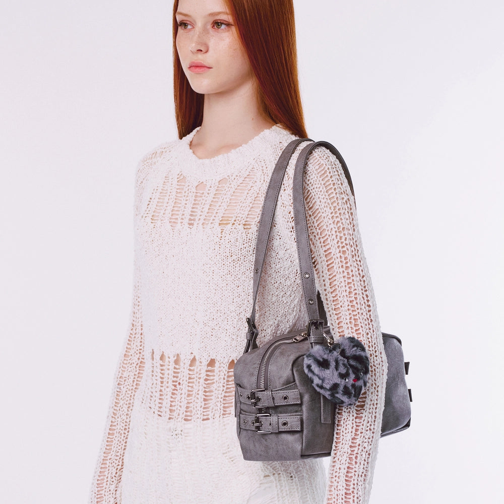 Samo Ondoh Side Belt Bag M Brushed Gray – SEOUL TERRACE Samo Ondoh Side Belt Bag M Brushed Gray – SEOUL TERRACE