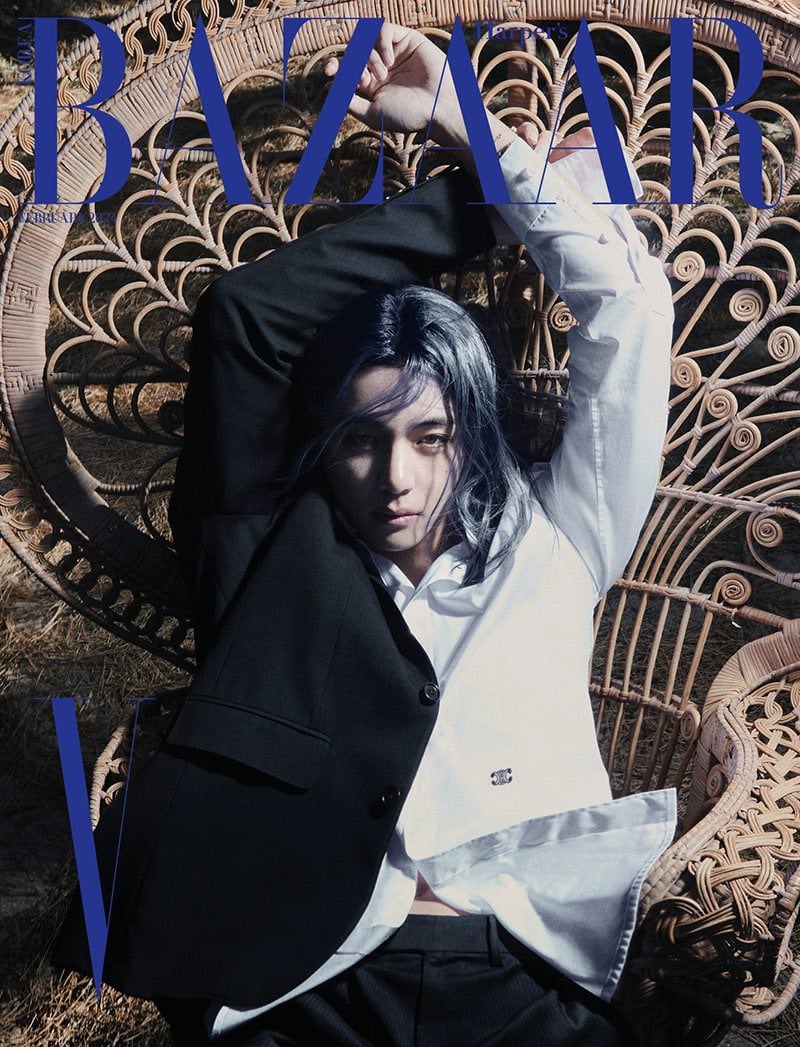 BTS V Bazaar Magazine - February 2024
