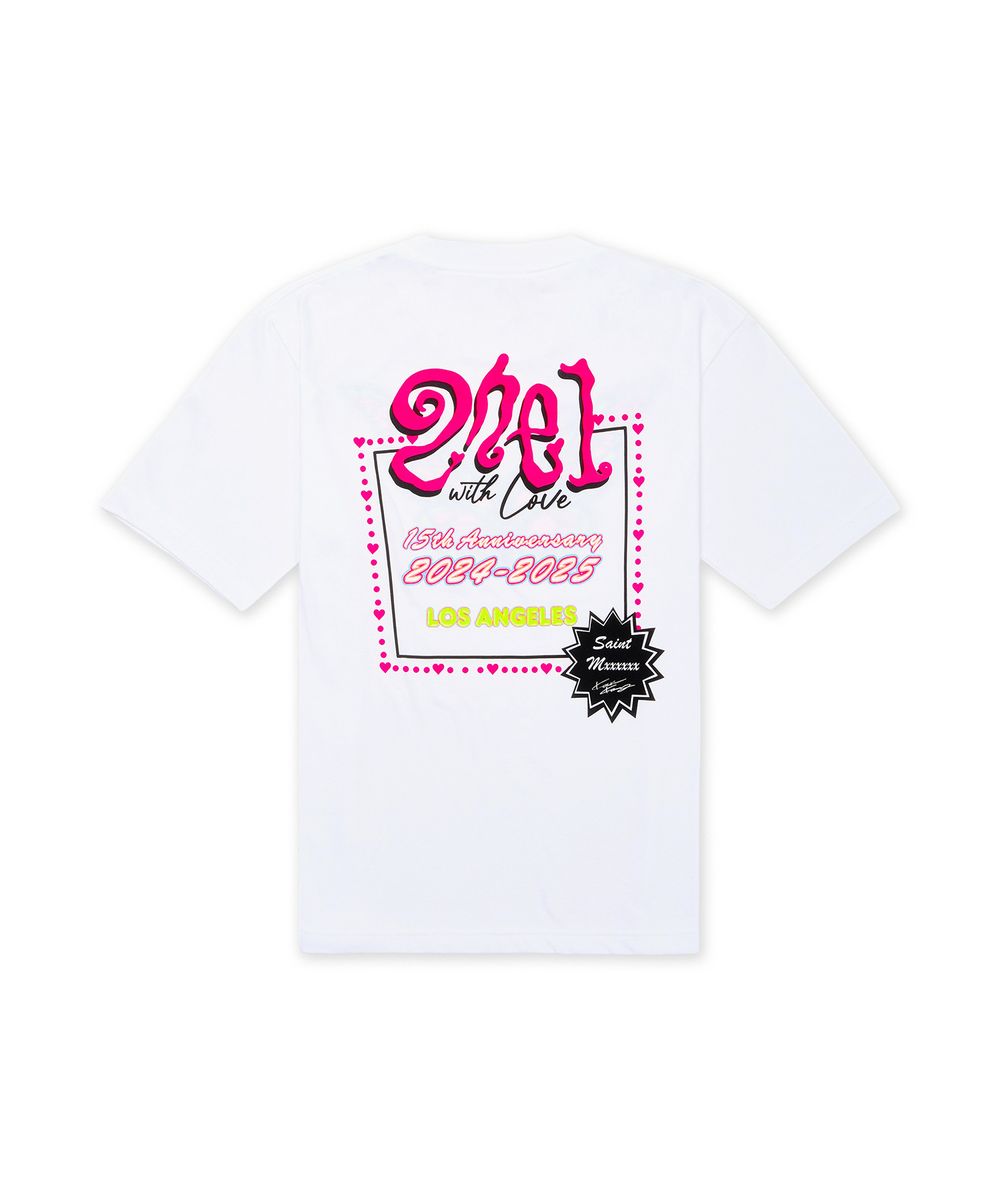 Saint Mxxxxxx × 2NE1 S/S T-Shirt White