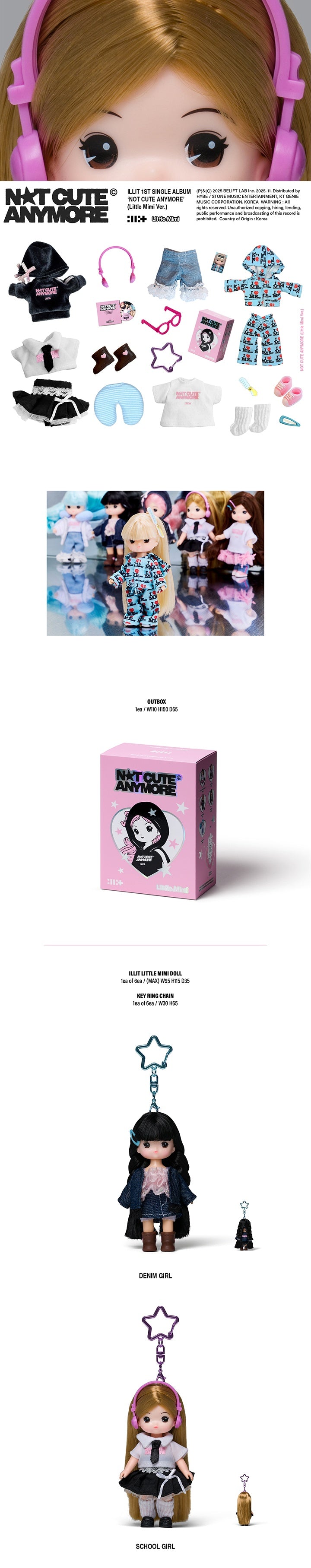ILLIT 1st Single Album 'NOT CUTE ANYMORE' (LITTLE MIMI Ver.)