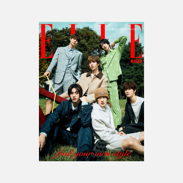 ELLE November 2024 Magazine Issue (RIIZE/FELIX)