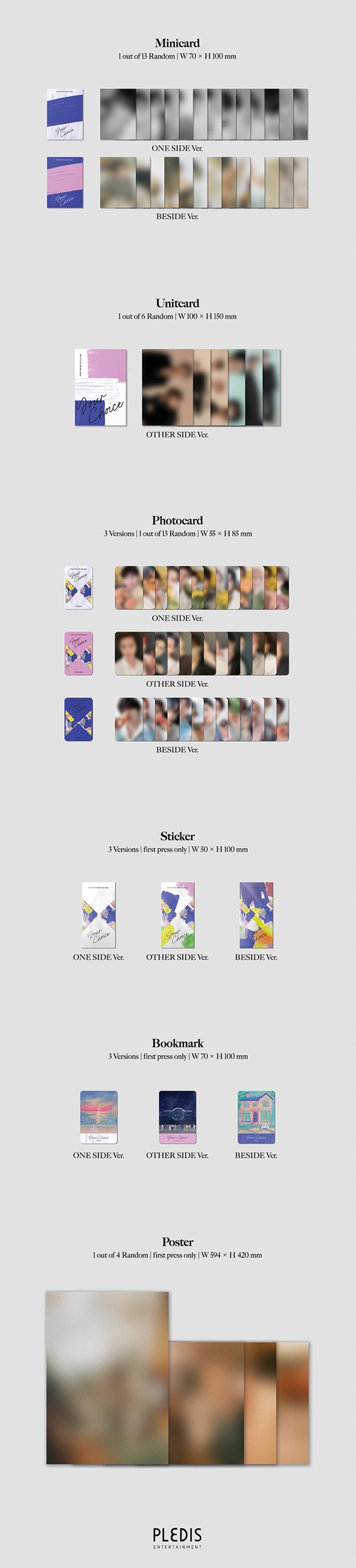 SEVENTEEN - 'Your Choice' - 8th Mini Album