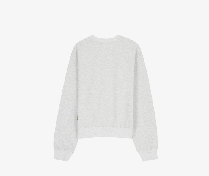 NCT DOYOUNG X CITYBREEZE City Snappy Graphic Sweatshirt_Melange White