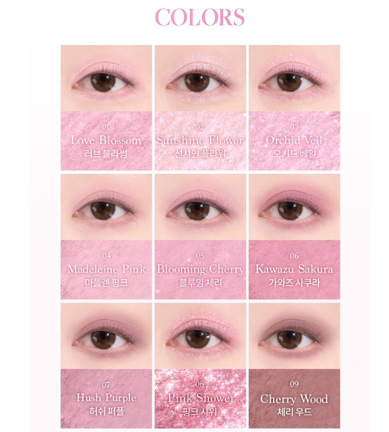 Dasique Pink Blossom Shadow Palettes