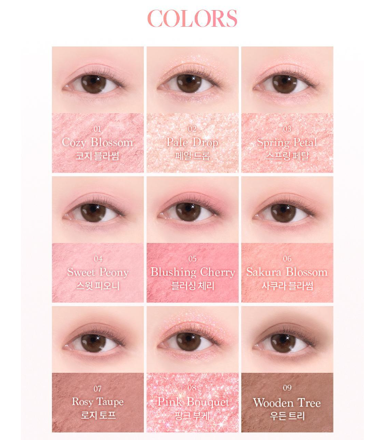 Dasique Pink Blossom Shadow Palettes