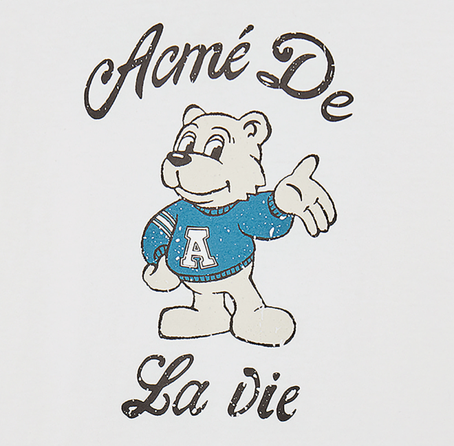 Yena x Adlv AC Bear Welcome Short Sleeve T-Shirt