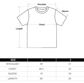 Yena x Adlv AC Bear Heart Short Sleeve T-Shirt