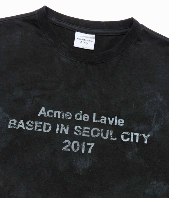 Yena x Adlv Dirty Washed Short Sleeve T-Shirt