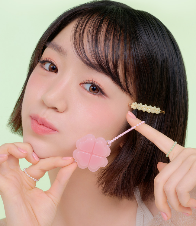 Posy Love X Etude Lucky Lip Ham Cheek 2 pcs (+ free key ring)