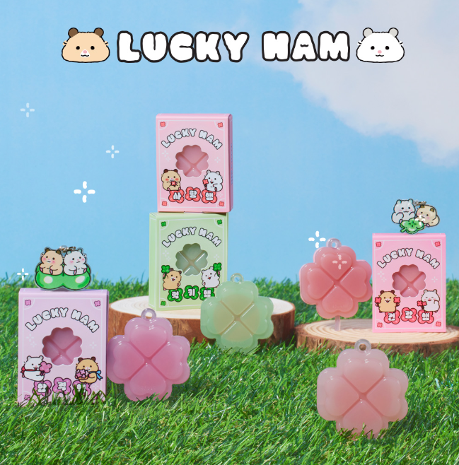 Posy Love X Etude Lucky Lip Ham Cheek 2 pcs (+ free key ring)