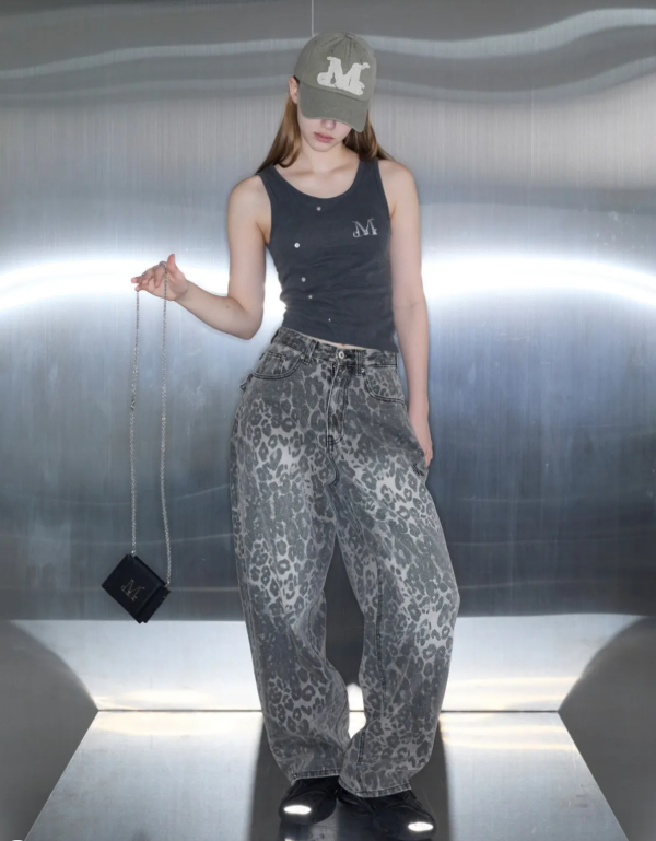 MUCENT Vintage Washed Applique Ball Cap