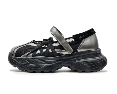 Matin Kim Lace Up Chunky Ballet Sneakers