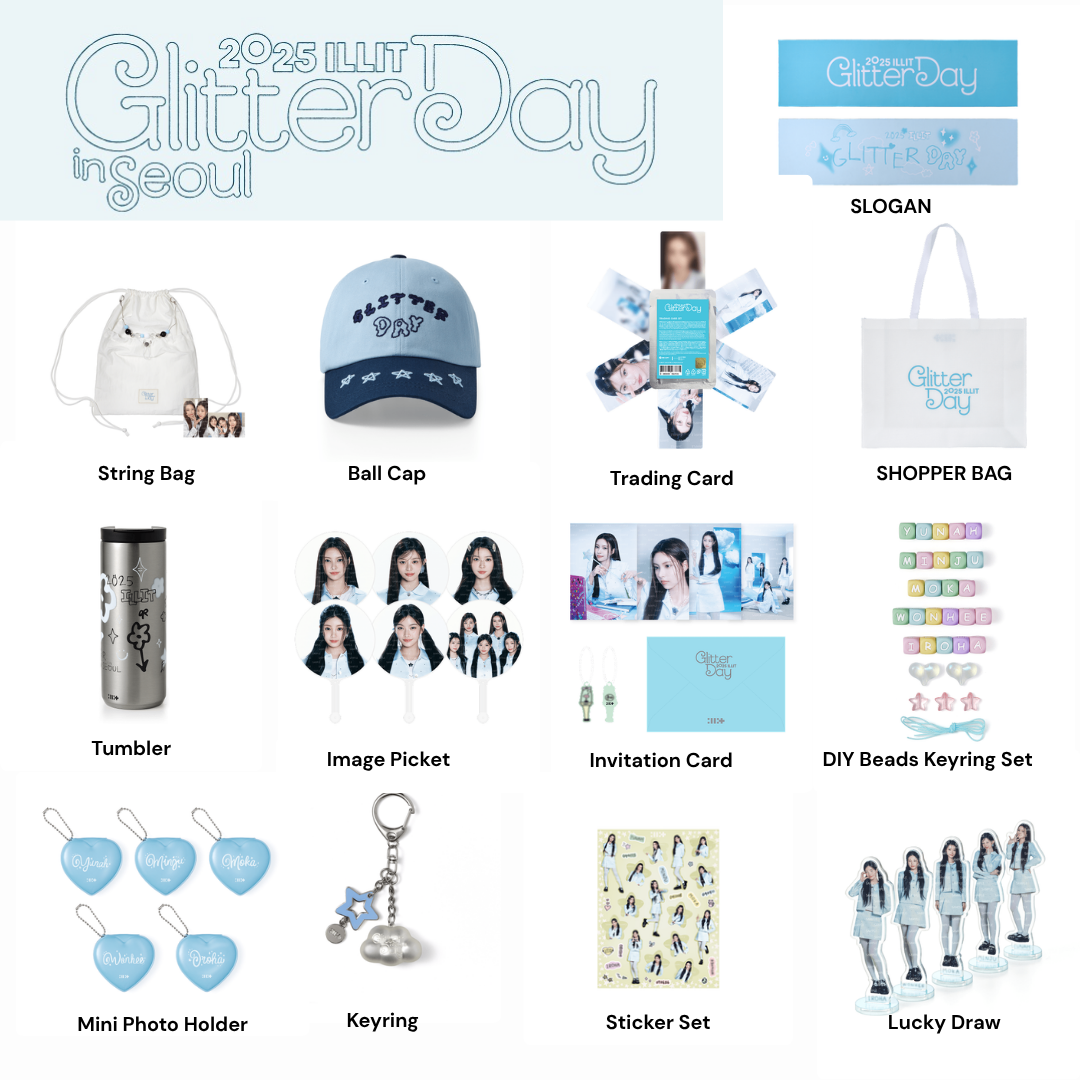 ILLIT – 2025 GLITTER DAY Official Merchandise (Limited Edition ILLIT – 2025 GLITTER DAY Official Merchandise (Limited Edition