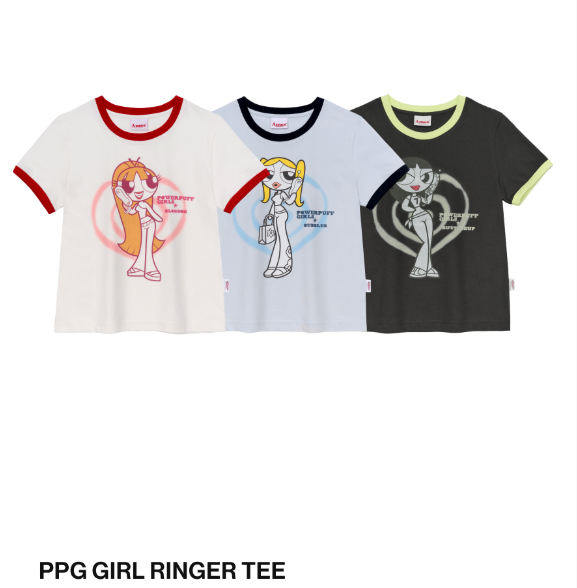 Ames Worldwide X PowerPuff Girls Ringer Tee