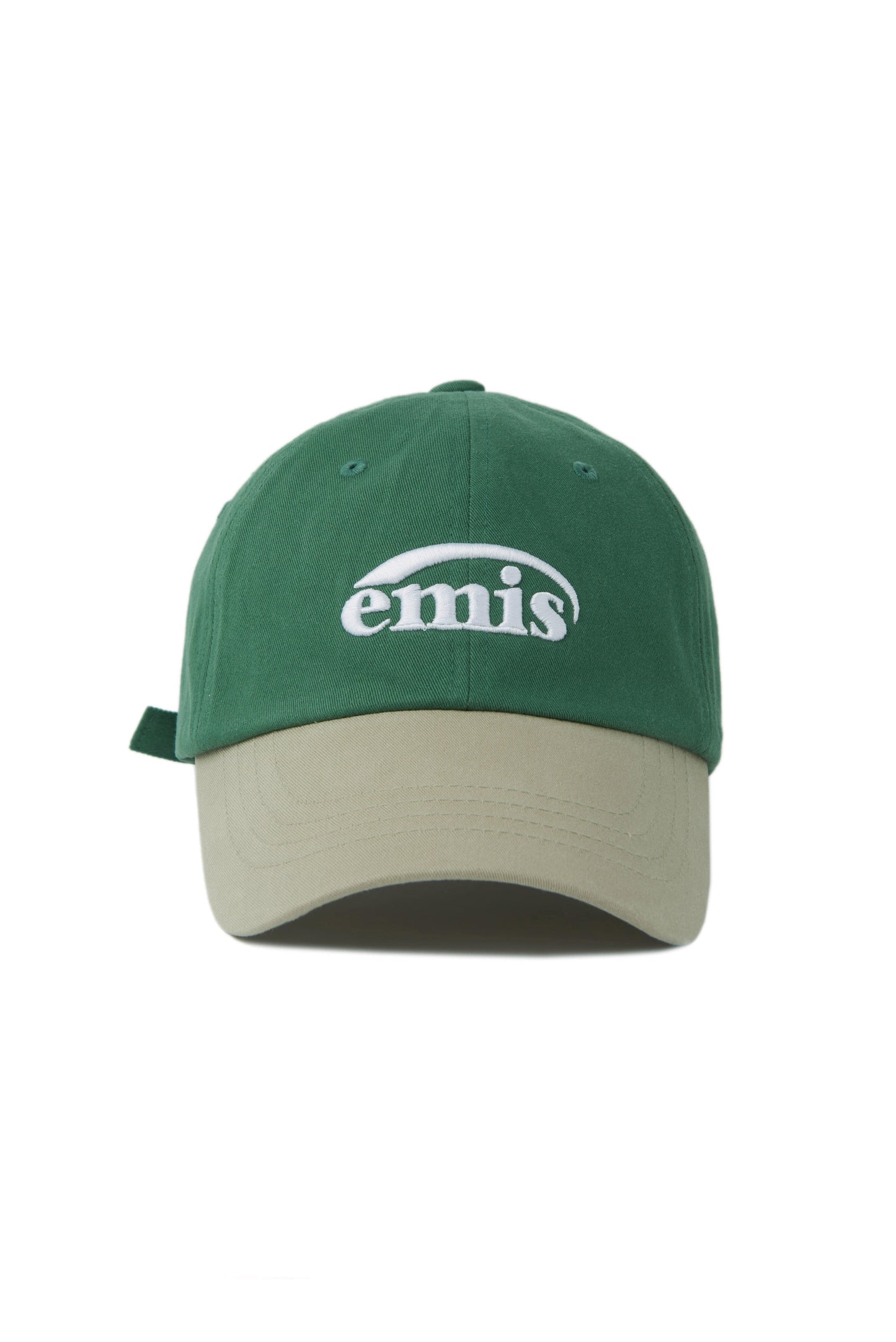 Emis Korea - New Logo Mix Ball Cap (Beige/Green)
