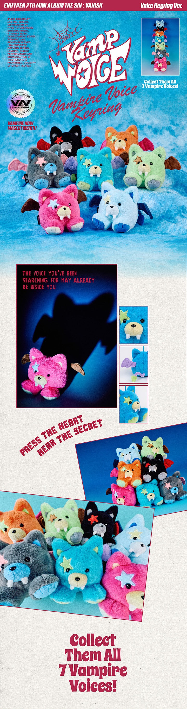 ENHYPEN - THE SIN : VANISH / 7th Mini Album (+ Weverse Gift)