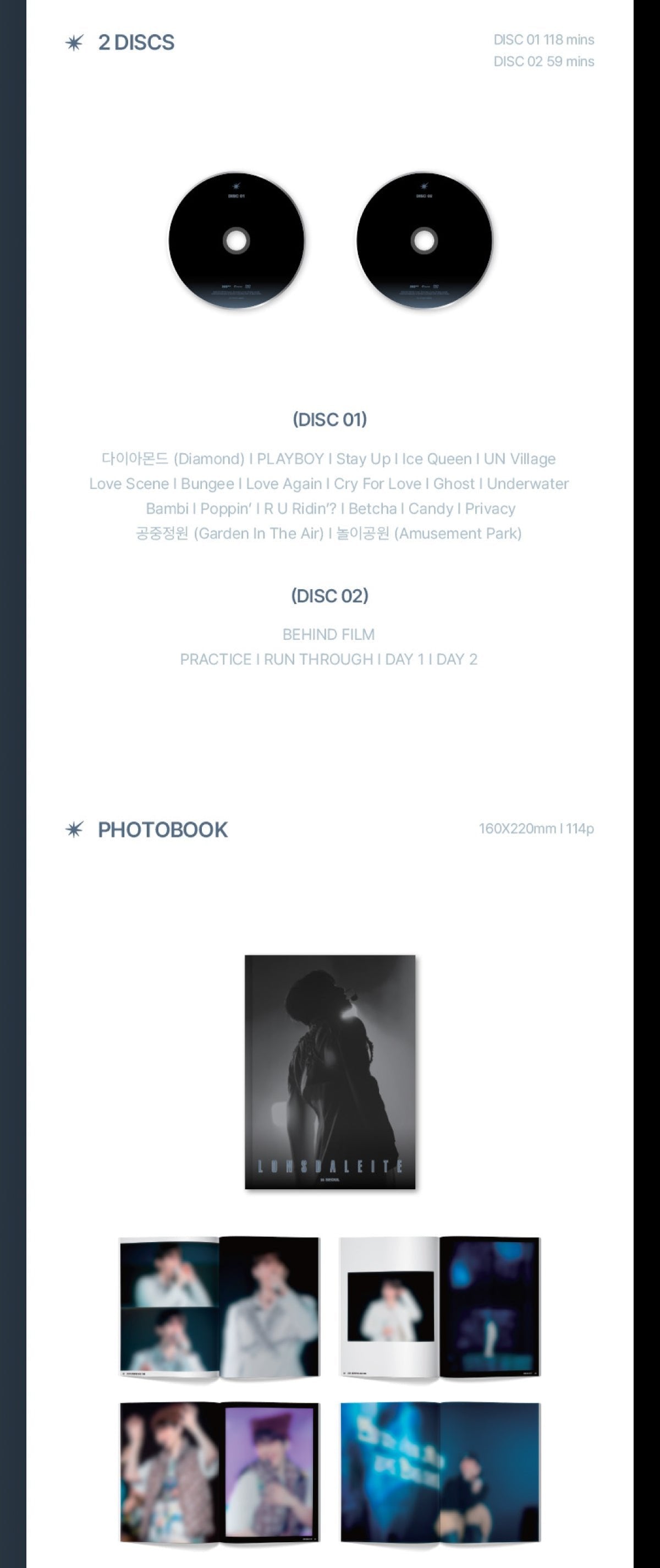 (EXO) BAEKHYUN - 2024 Asia Tour 'Lonsdaleite' in Seoul (DVD)