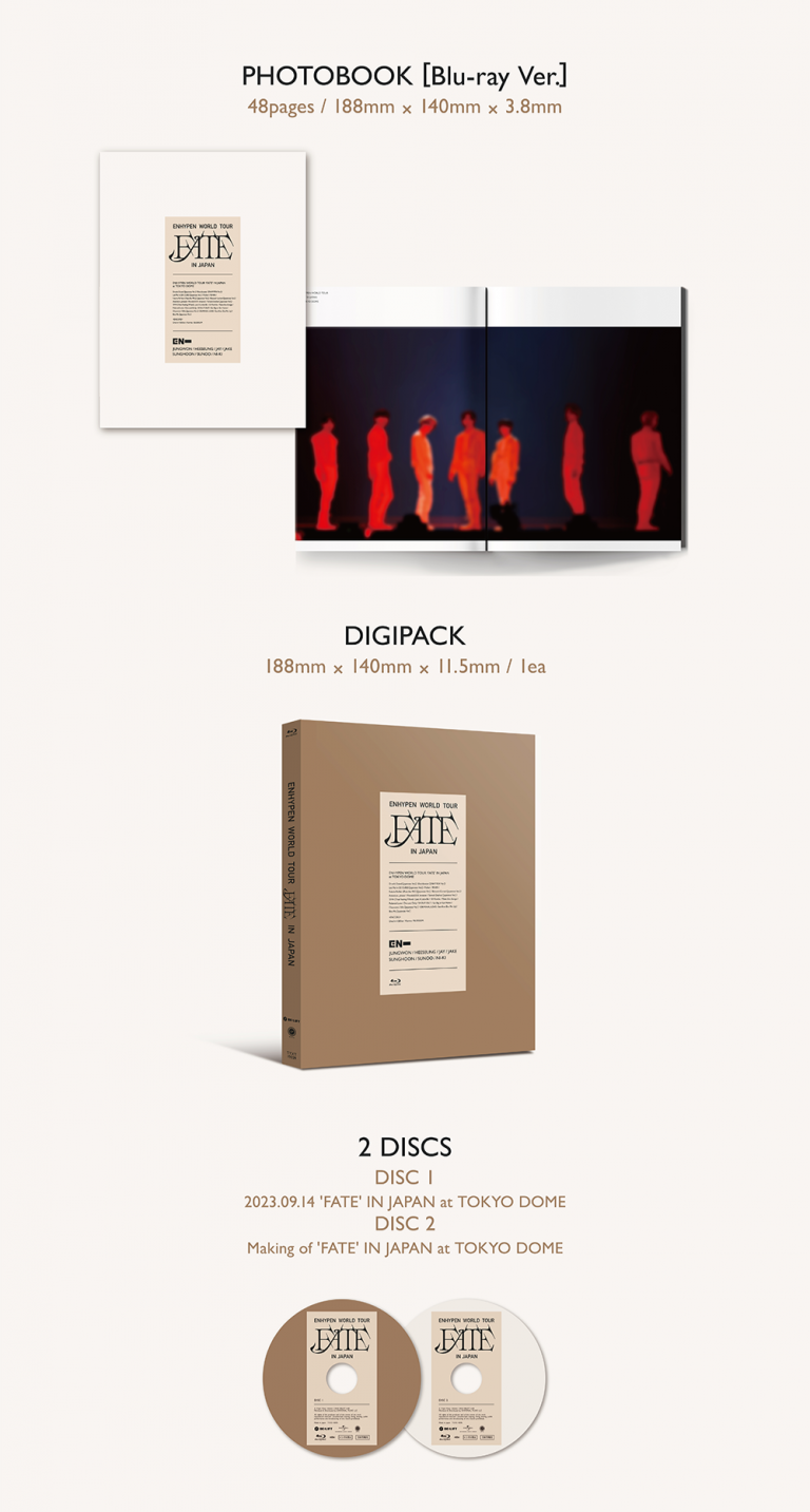 ENHYPEN - FATE WORLD TOUR IN JAPAN - DVD & BLU-RAY
