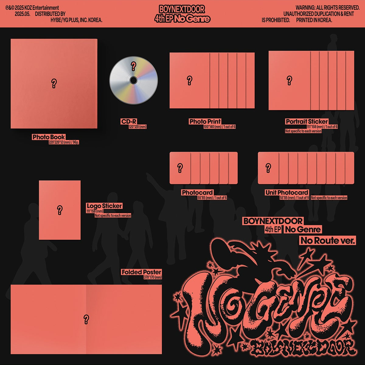 BOYNEXTDOOR - No Genre - 4th EP Album