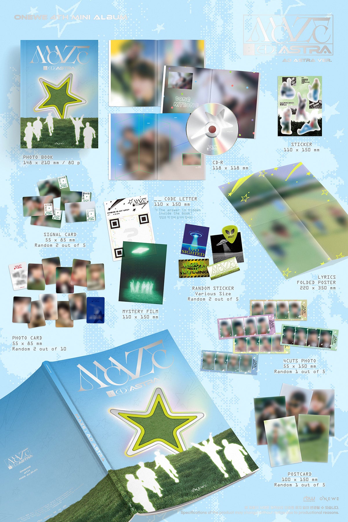 ONEWE - MAZE:AD ASTRA - 4th Mini Album