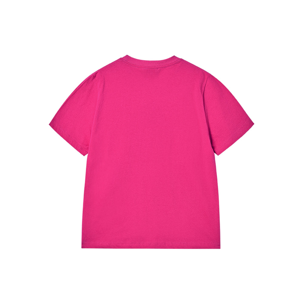 Yena x Adlv AC Bear Heart Short Sleeve T-Shirt