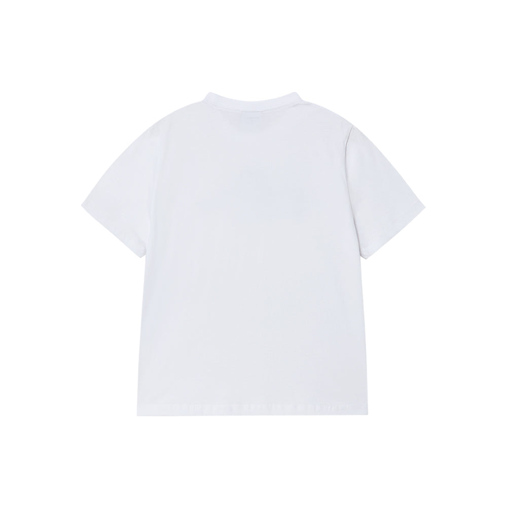 Yena x Adlv AC Bear Heart Short Sleeve T-Shirt