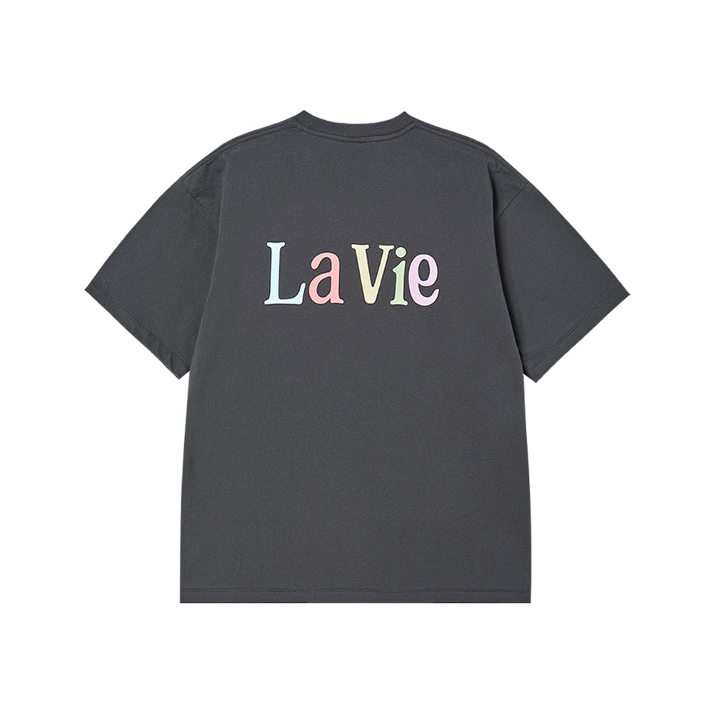Yena x Adlv Color Logo Short Sleeve T-Shirt