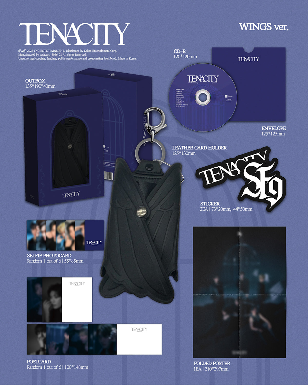 SF9 - TENACITY / 2nd Album