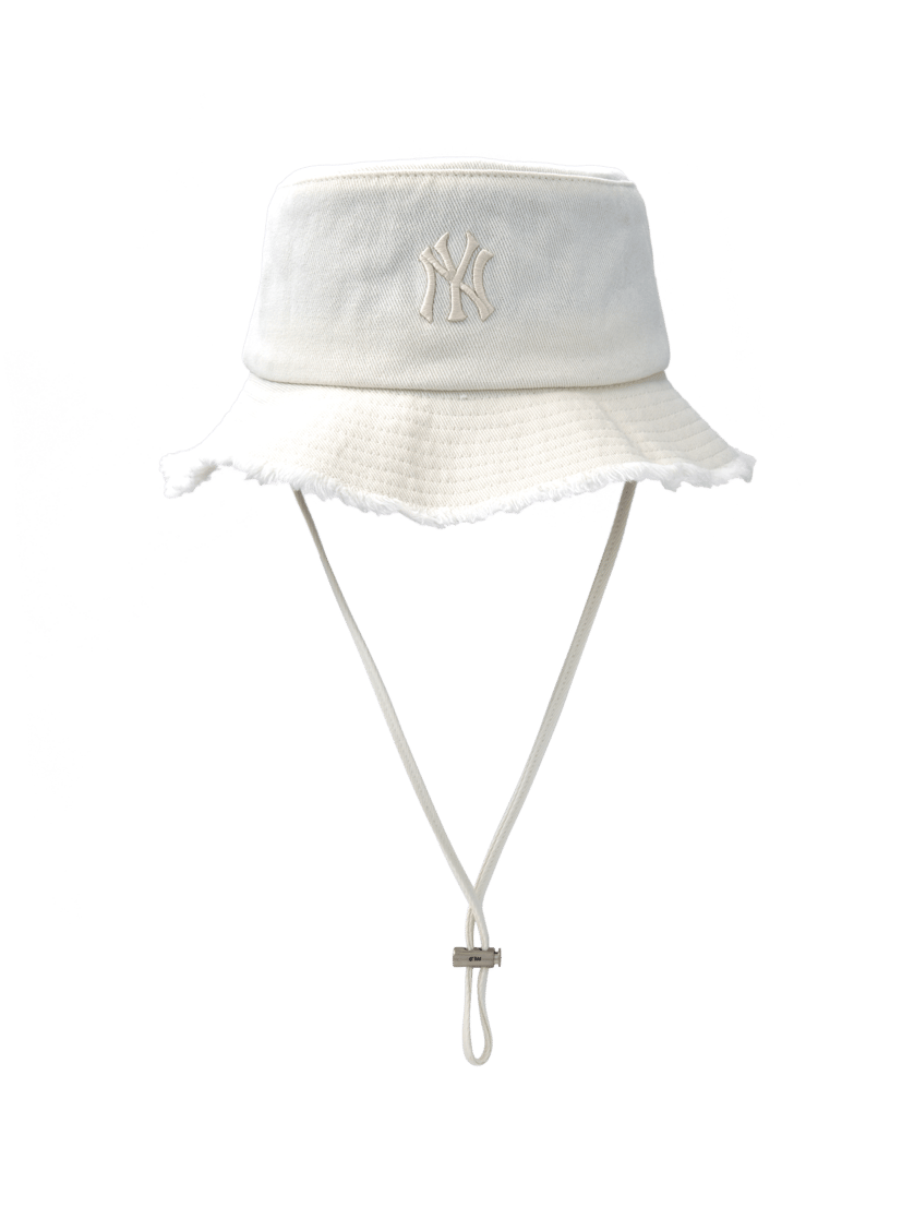 MLB Colored Denim Safari Bucket Hat New York Yankees