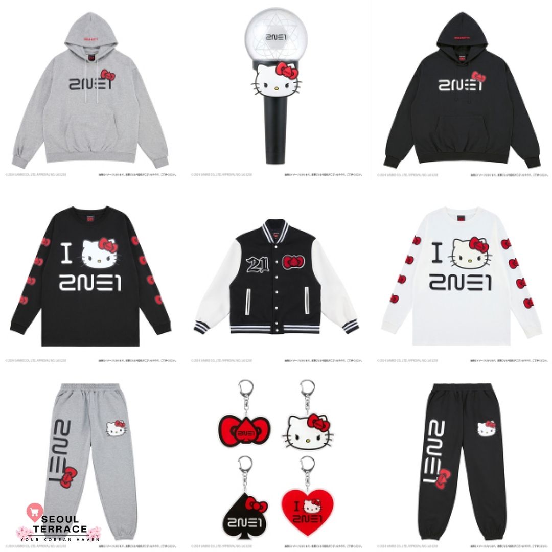 2NE1 X HELLO KITTY - Official Japan Merch