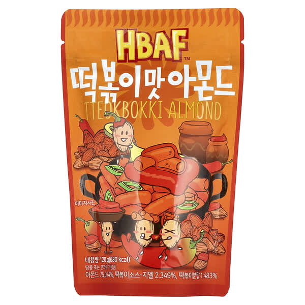Honey Butter Almond (HBAF) - Korean Snack Flavored Almonds (3 x 120g)