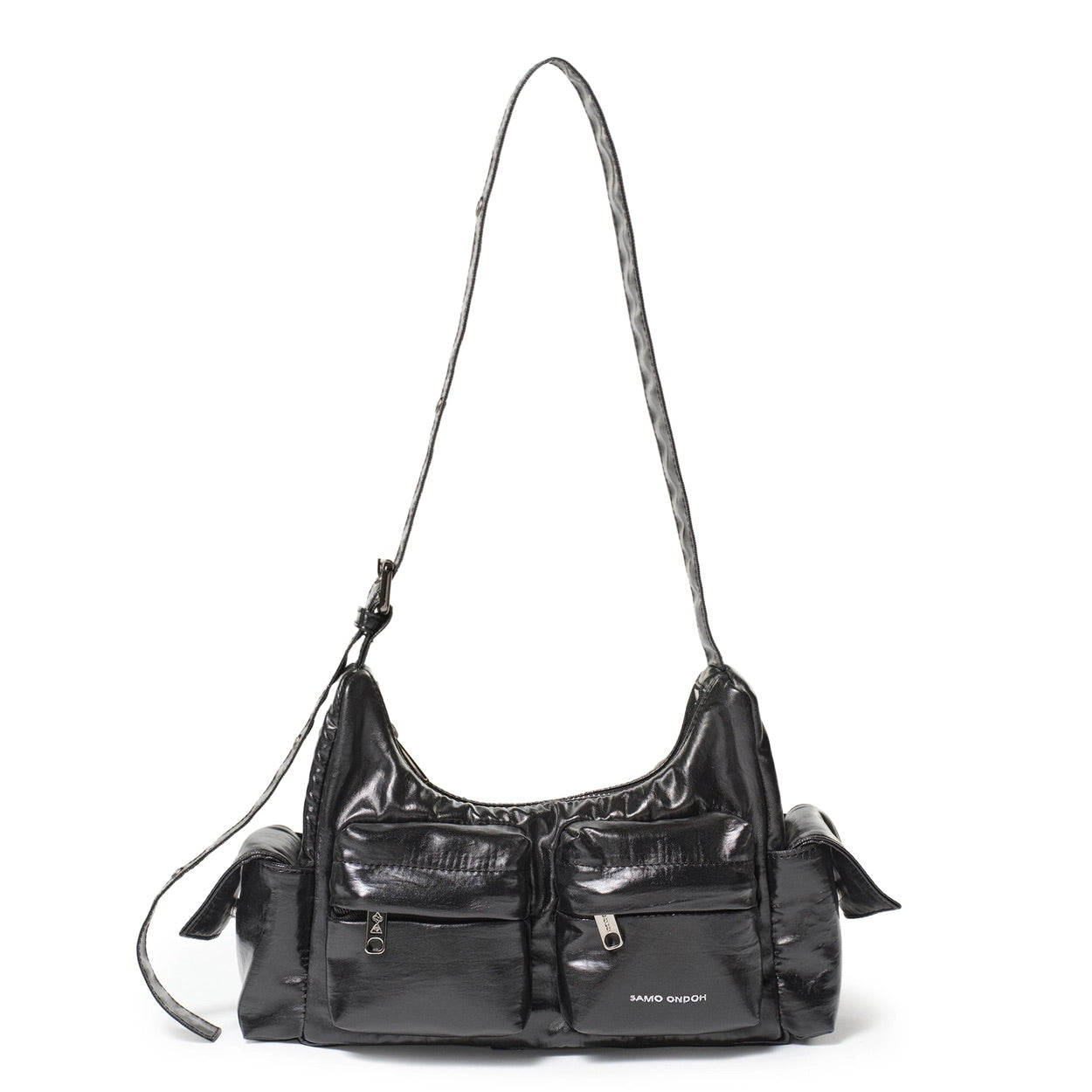 Samo Ondoh - Pocket Mug Bag (Medium) - Nappa | Glossy | Chrome