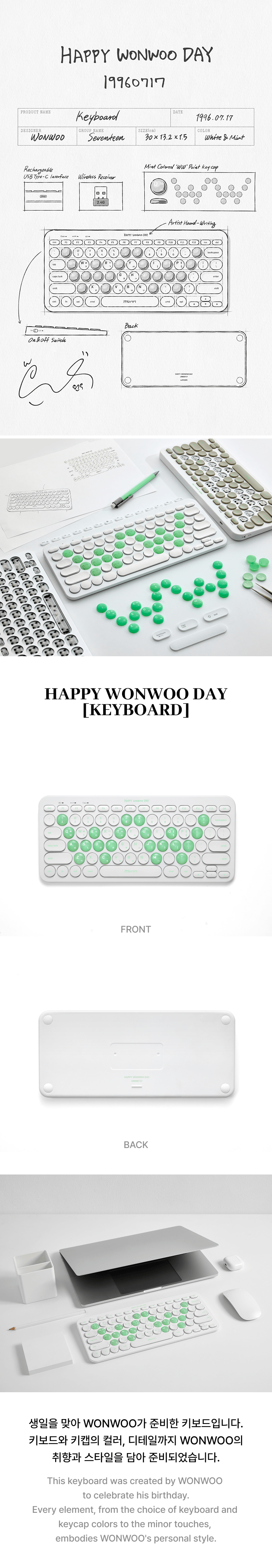 SEVENTEEN - HAPPY WONWOO DAY BIRTHDAY MERCH ver.5