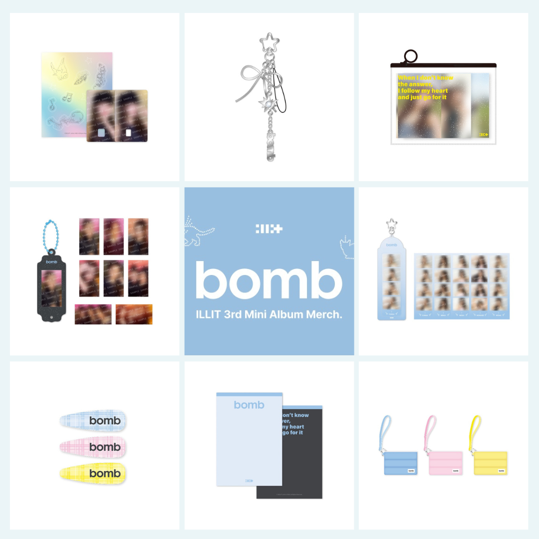 ILLIT 3rd Mini Album 'bomb' Merch – SEOUL TERRACE ILLIT 3rd Mini Album 'bomb' Merch – SEOUL TERRACE