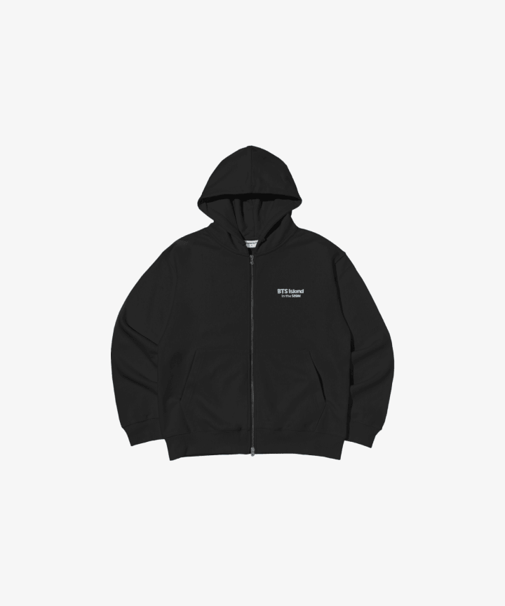 BTS [MOS ON:E] ZIP-UP HOODY (black) L 公式 Official BTS MOTS ON:E Concert ZIP-UP HOODIE HOODY - M size