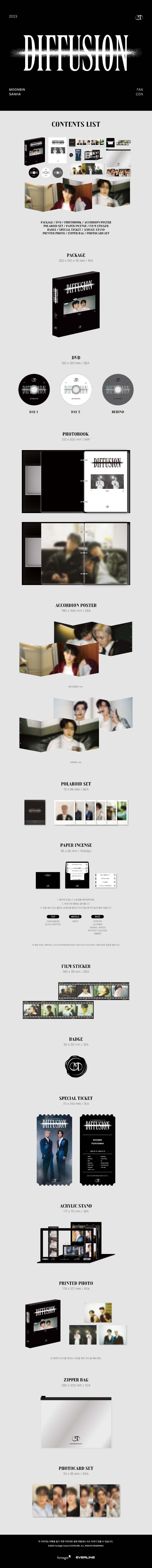 (ASTRO) Moonbin & Sanha - 2023 MOONBIN&SANHA FANCON: DIFFUSION - DVD ver.