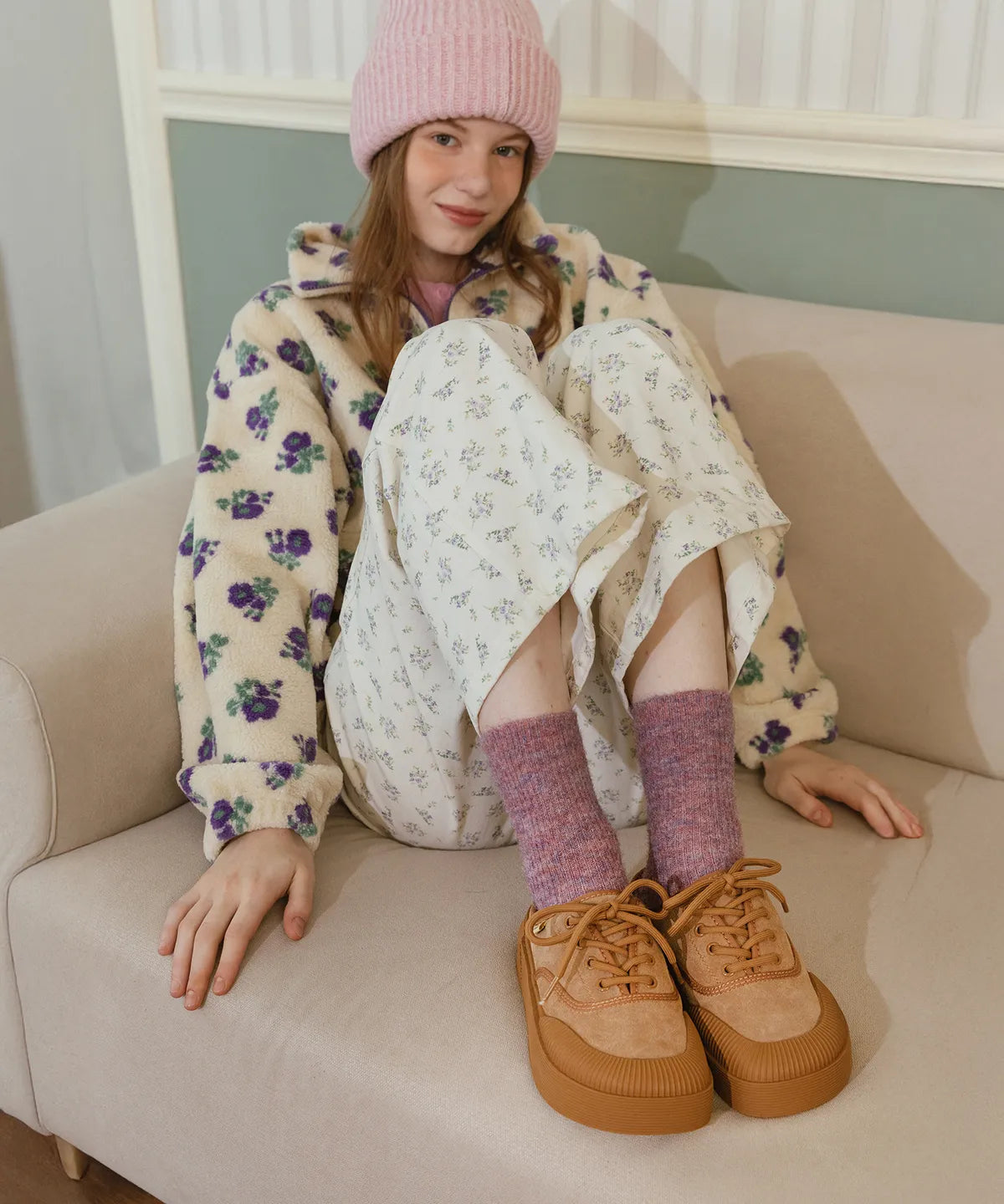 Macmoc Ddubi Cowhide Winter Mule Slider 3.5cm