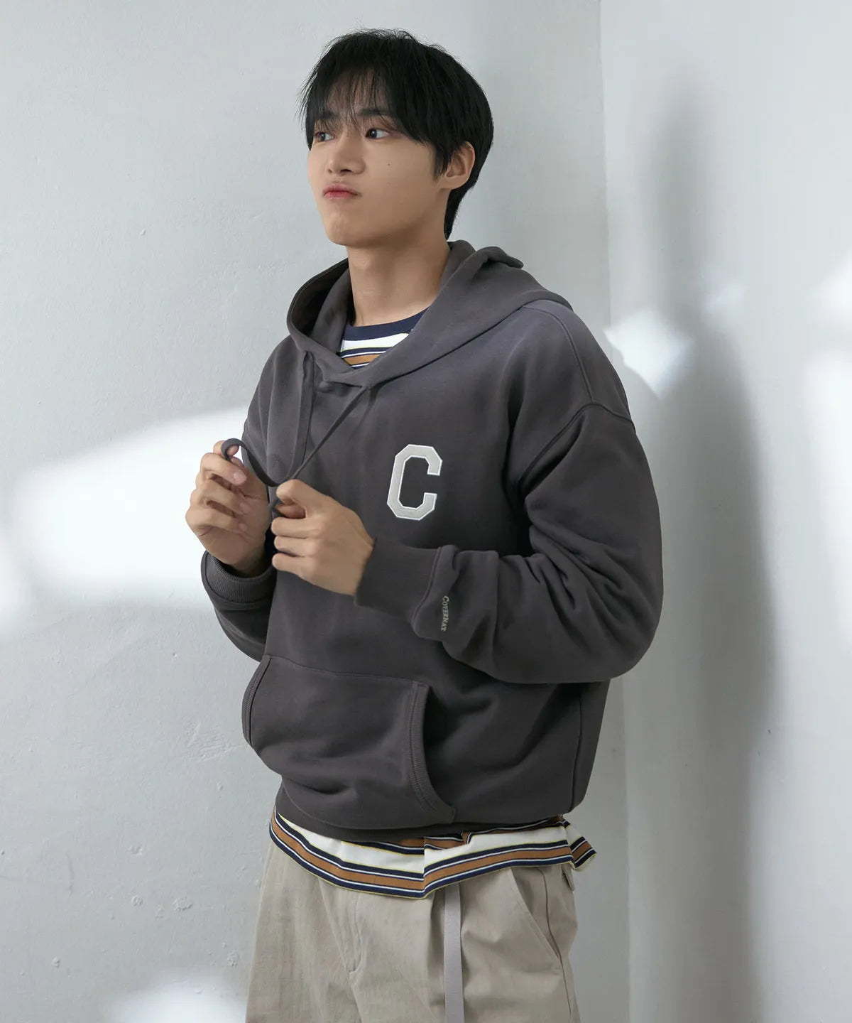 {TXT Soobin & Choo Young-woo Worn} C Logo Hoodie