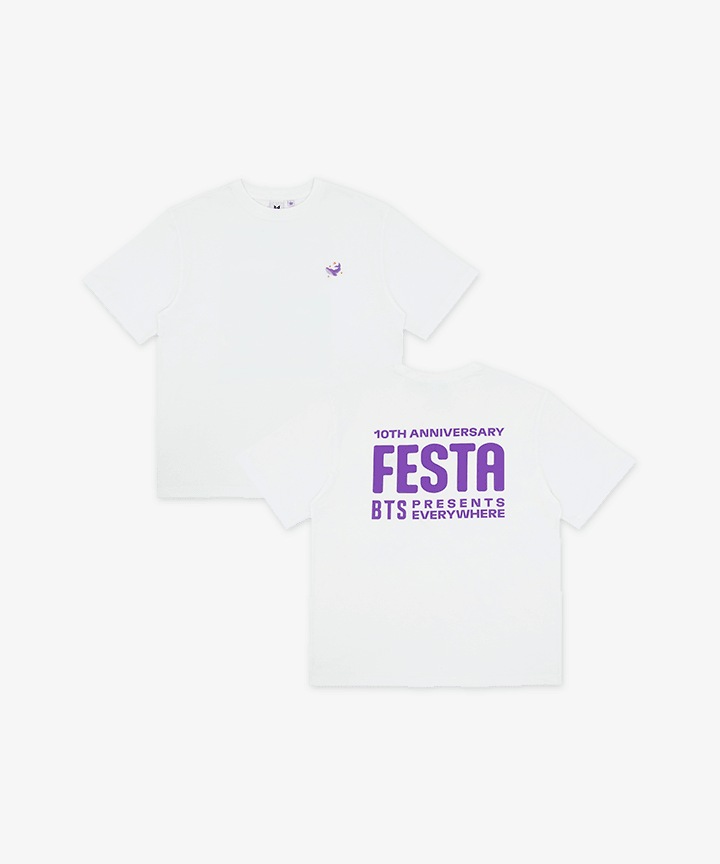 BTS FESTA Logo T-Shirt (XL) - Exclusive BTS Merch | Limited BTS FESTA Logo T-Shirt (XL) - Exclusive BTS Merch | Limited