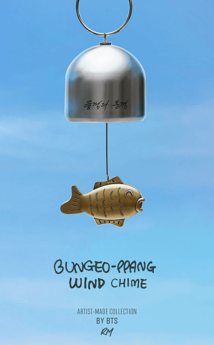 BTS RM Bungeo-ppang Wind Chime (Artist- Made Collection)